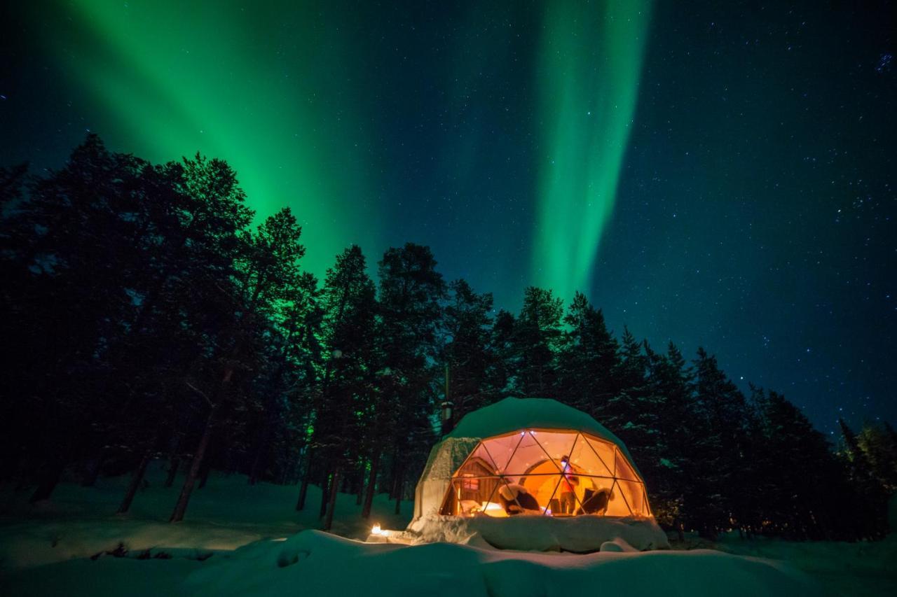 Aurora Dome & Glamping Hotel Muonio Exterior foto